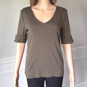 Lauren Ralph Lauren Basic V Neck Shirt